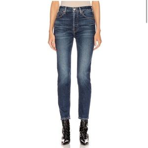 NWT- RE/DONE Originals x Revolve High Rise Ankle Crop || Style# 190-3WHRAC